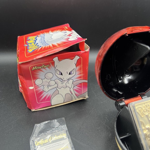 pokemon 23k gold-plated trading card limited edition - mewtwo Pokmon Limited Edition 23k Gold